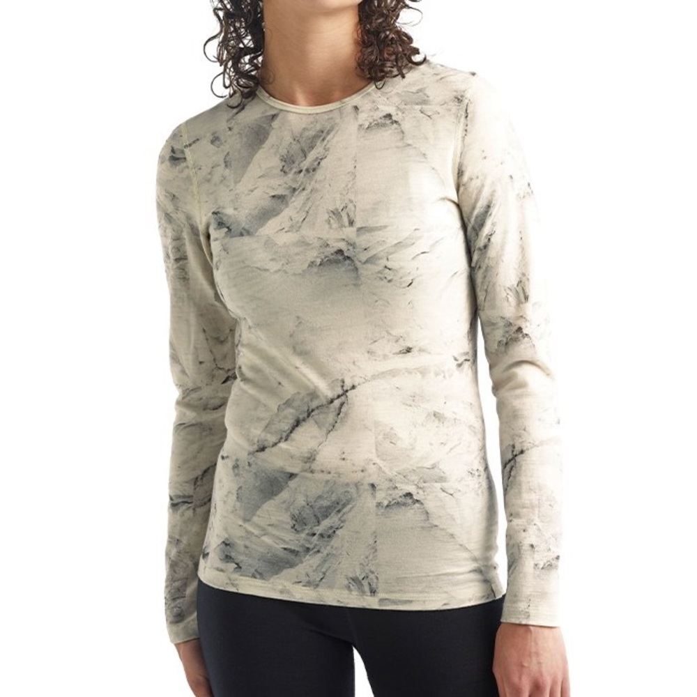 Icebreaker Women’s Merino 200 Long Sleeve Oasis Baselayer Top Natural, XS